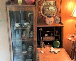 Antique secretary (desk & display)
