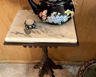 Small marble top table
