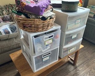 Textiles fabrics, supplies, clothing books.