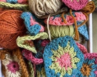 Knitters unite! TONS of yarn knitting crochet supplies. 