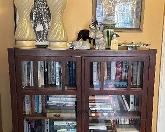 Mission bookcase chock filled with books ALL on CHICAGOLAND.