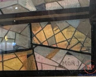 Original Gouache Signed MOR J