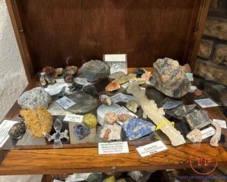 Geological Collection of Minerals, Crystals, Rocks
