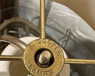 Sculptural Brass Elephant Table Lamp by Tyndale for Frederick Cooper Lamp Co.