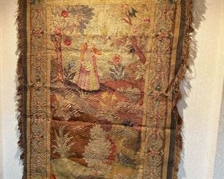 Vintage Hand-Woven Wall Tapestry