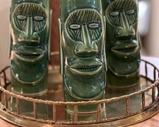 MT FUJI INN Omaha Tiki Glasses