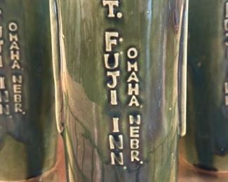 MT FUJI INN Omaha Tiki Glasses