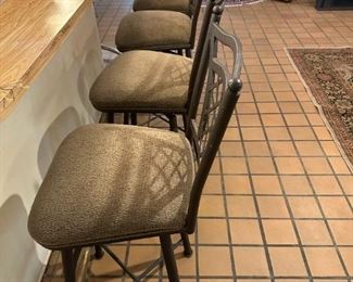 Minson Wrought Iron Barstools