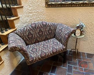 Custom Upholstered Settee