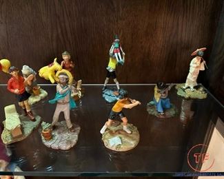 Franklin Mint "Children of the World" Pewter Figurines