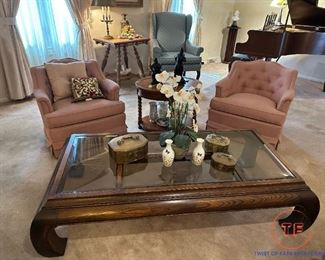 Chow Leg Style Chinese Coffee Table