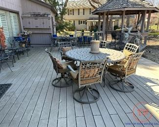 Cast Aluminum Outdoor Patio Set