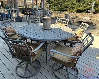 Cast Aluminum Outdoor Patio Set