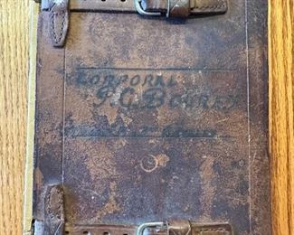 WWI Leather Bound ARMY Bible
