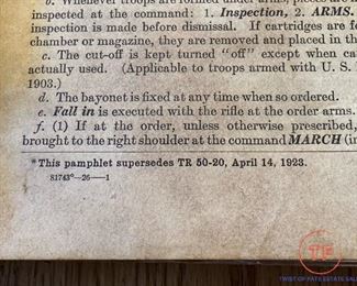 WWI Leather Bound ARMY Bible