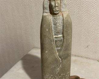 Carved Native American Sculpture