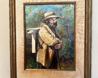 Original Oil on Canvas by J FISCHER