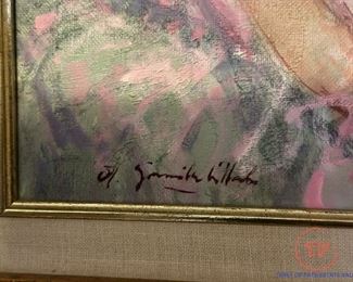 Original Oil on Canvas Young Ballerinas by ANTONIO GONZALEZ COLLADO