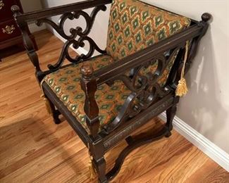 Antique Cube Side Chair