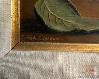 Original Oil on Board Still Life by REID GARDNER