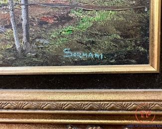 Original Oil on Canvas by OSCAR SORMANI