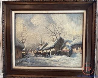 Signed Original Oil on Canvas