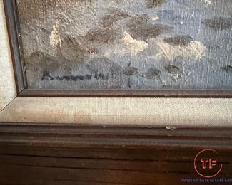 Signed Original Oil on Canvas