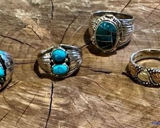 STERLING and TURQUOISE Jewelry