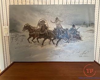 Original Oil on Canvas by MARIUSZ MIERZEJEWSKI