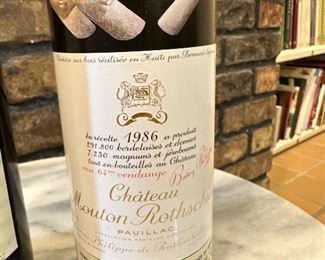 Chateau Mouton Rothschild Pauillac 1969 and 1986