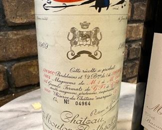 Chateau Mouton Rothschild Pauillac 1969 and 1986