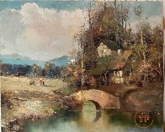 Original Oil on Canvas by WILLI BAUER