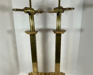 Hart & Assoc Brass Table Lamps