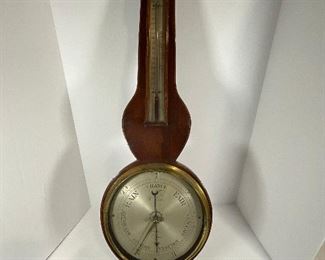 Mid 19th Century English Banjo Barometer