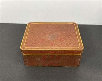 Early 20th Century Cloisonne Copper & Rust Color Box