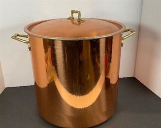 Copper Stock Pot