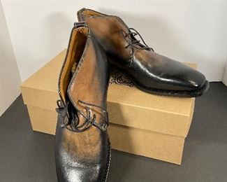 Bettanin & Venturi Leather Ankle Boots - 10