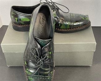 Mens Jimmy Choo mixed Green Wing tips - Eur 45