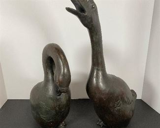 Bronze geese - (early 20th Century)