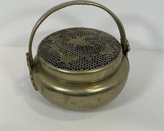 Mid 19th Century Chinese Brass Hand Warmer