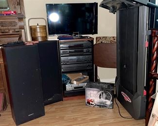 Sony stereo, tread mill, TV and more