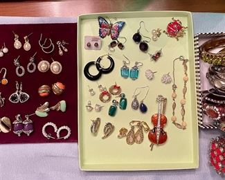 Jewelry! Pins, earrings, bracelets