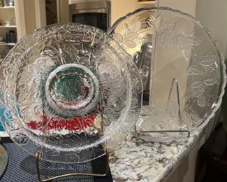 Glass platters