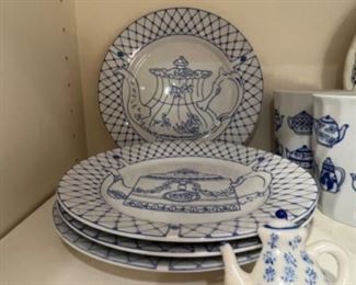 Vintage Cordon Bleu Bia Decorative Plates Set of 4