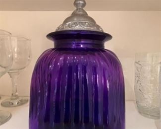 Amethyst Purple Canister 