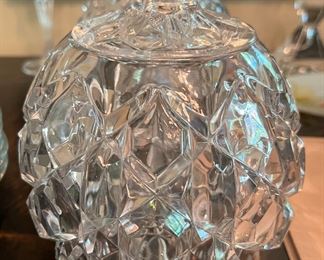Crystal Candy containers. Think wedding gifts.