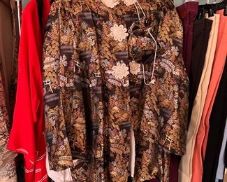 Silk Jacket with matching purse.