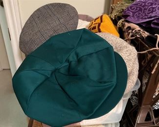 Hats, hats, hats, and gloves not shown.