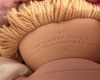 Cabbage Patch J7 copyright 1978 Original Appalachian Art Works