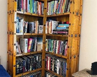 *Custom corner bookcase*